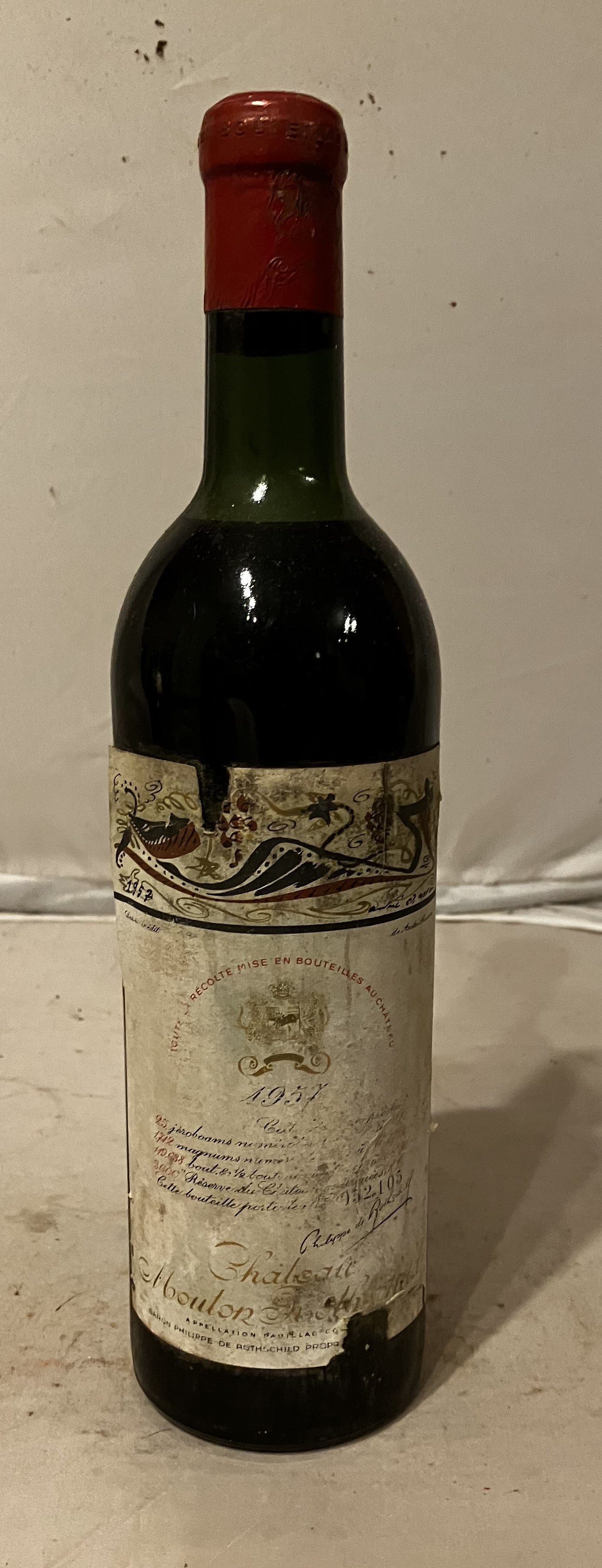 Chateau Mouton Rothschild 1957 - MWH Wines