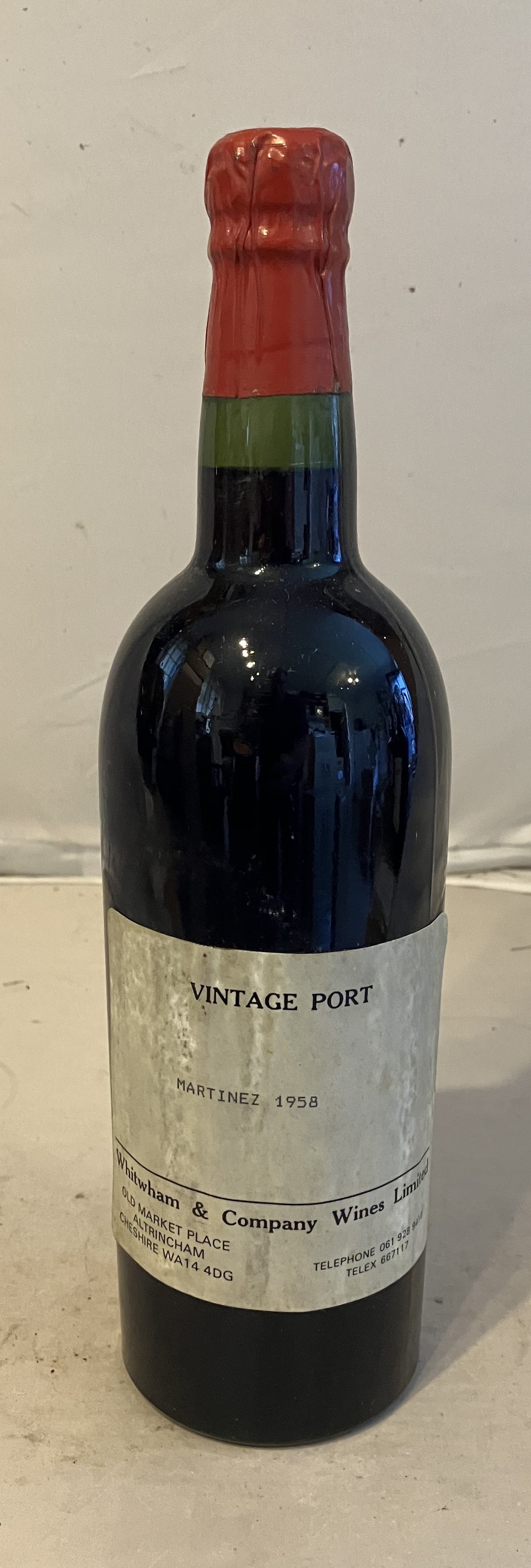 Martinez 1958 Vintage Port - MWH Wines