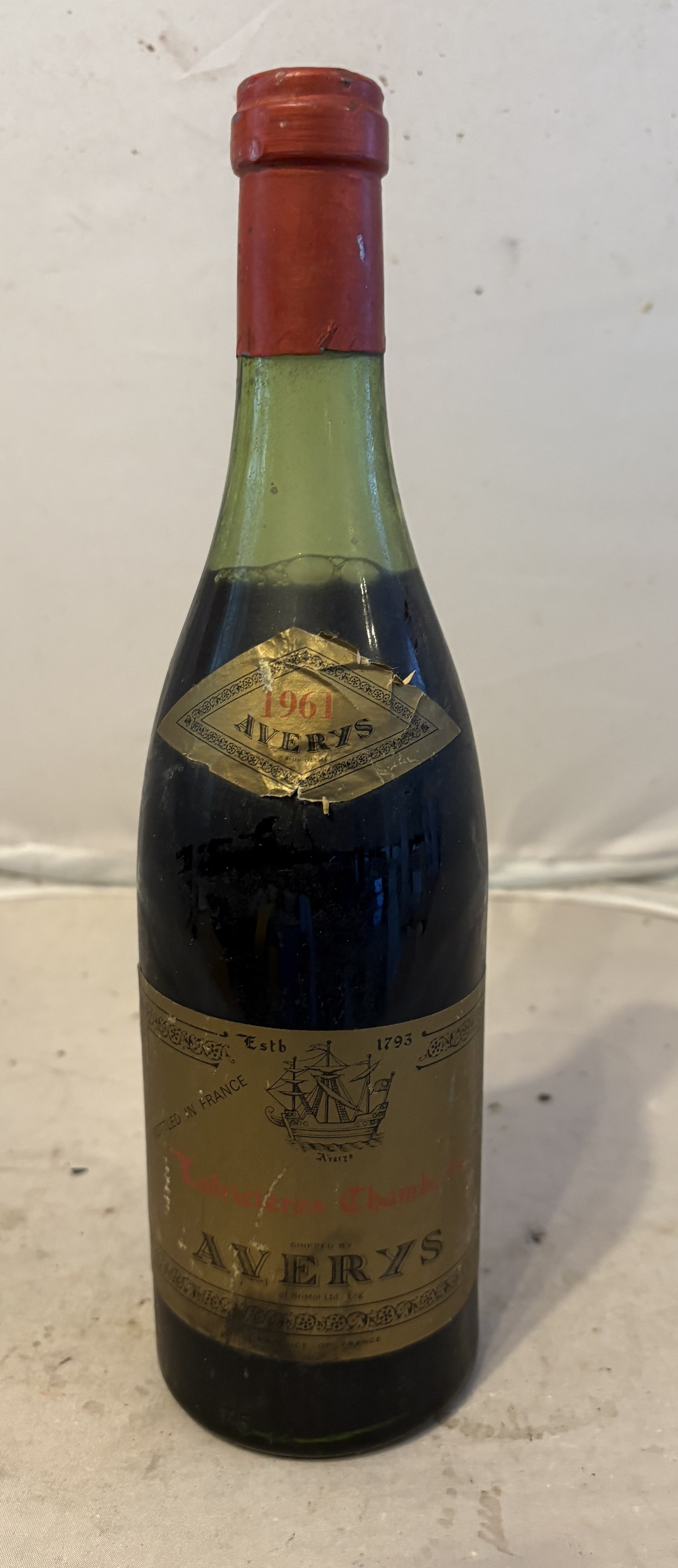 Latricieres-Chambertin 1961, Averys