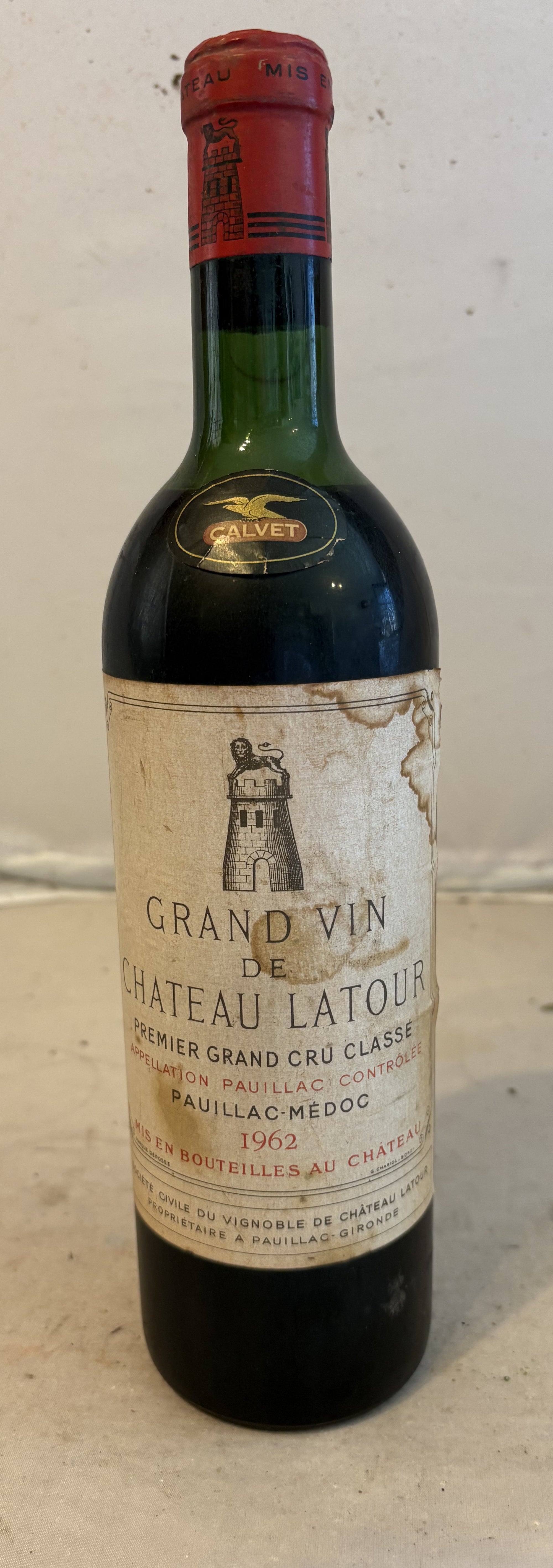 Chateau Latour 1962 - MWH Wines