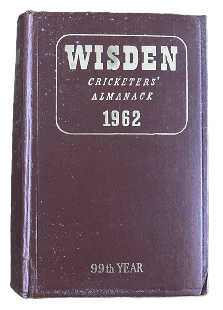 Wisden Cricketers Almanack 1962