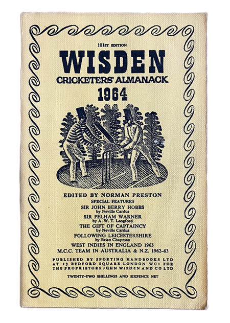 Wisden Cricketers Almanack 1964