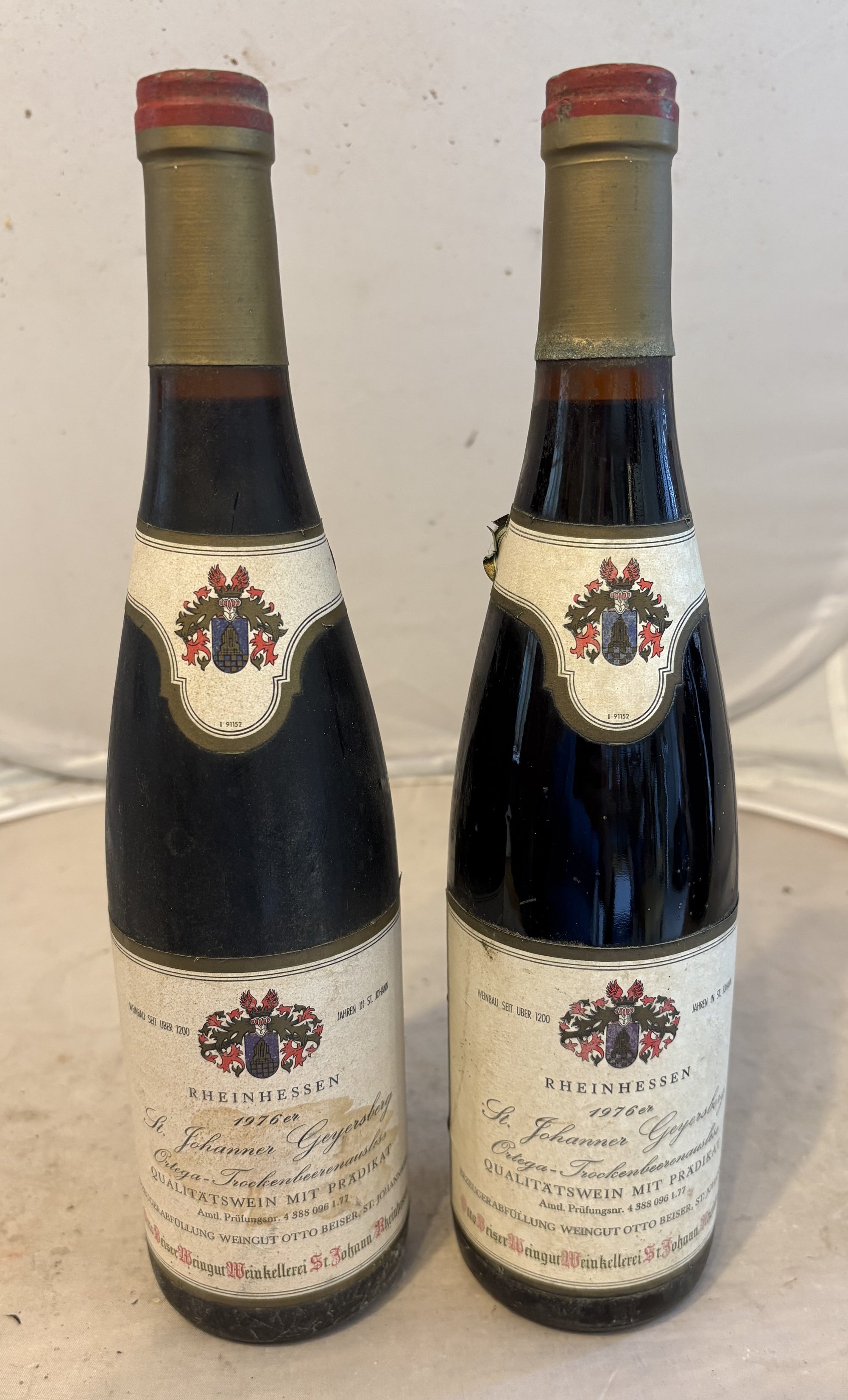 St Johanner Geyersberg, Trockenbeerenauslese Weingut Otto Beiser 1976