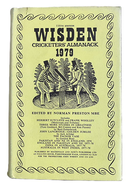 Wisden Cricketers Almanack 1979