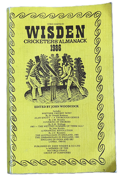 Wisden Cricketers Almanack - 1986