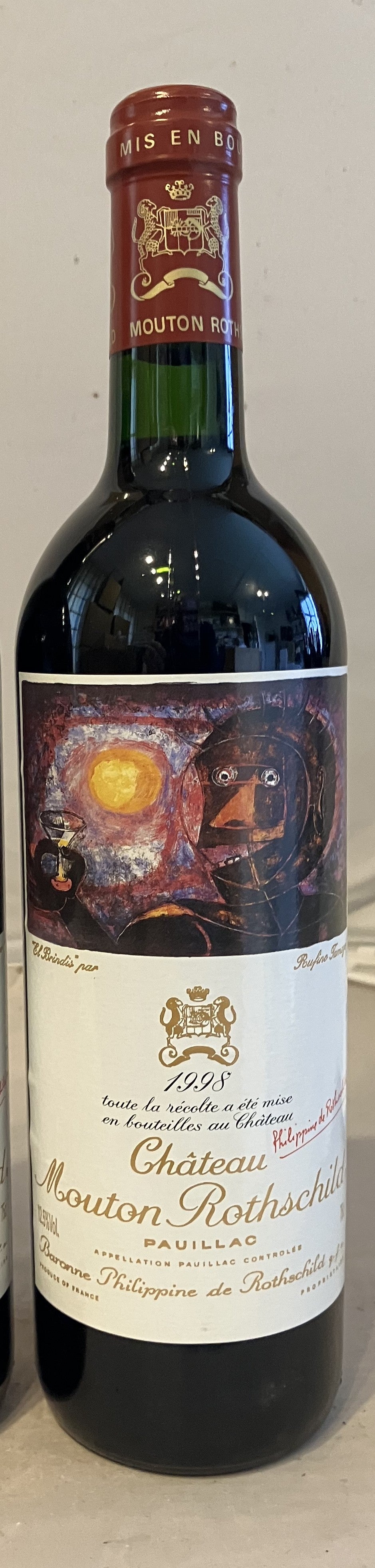 Chateau Mouton Rothschild 1998 - MWH Wines