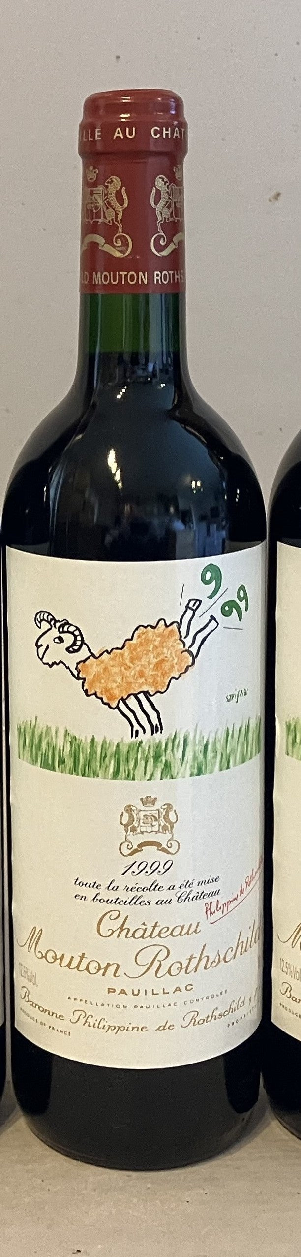 Chateau Mouton Rothschild 1999 - MWH Wines