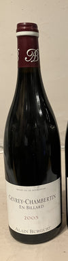 Gevrey-Chambertin En Billard, 2005 Alain Burguet - MWH Wines