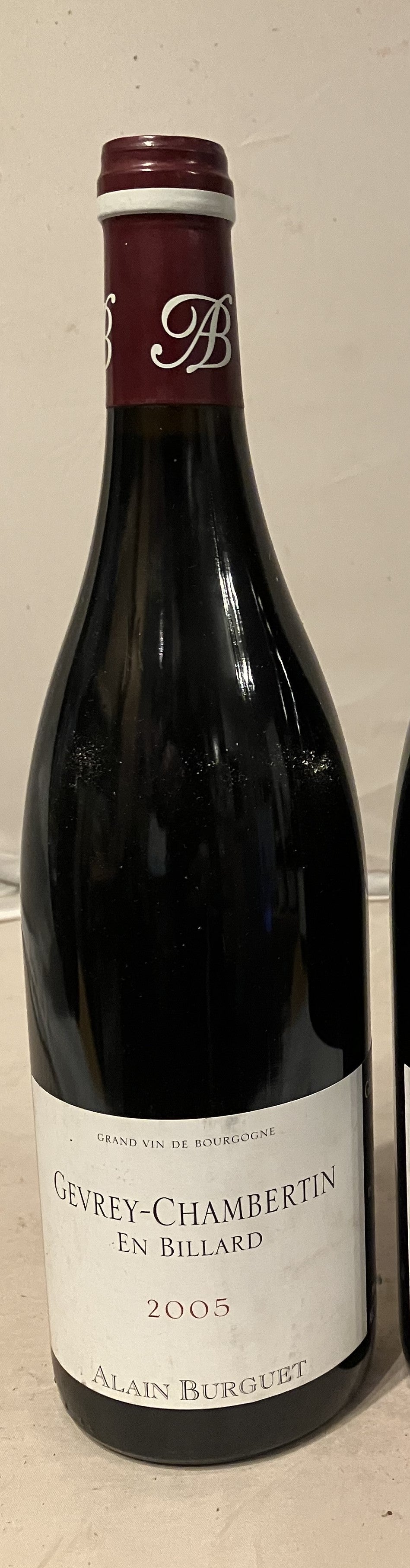 Gevrey-Chambertin En Billard, 2005 Alain Burguet - MWH Wines