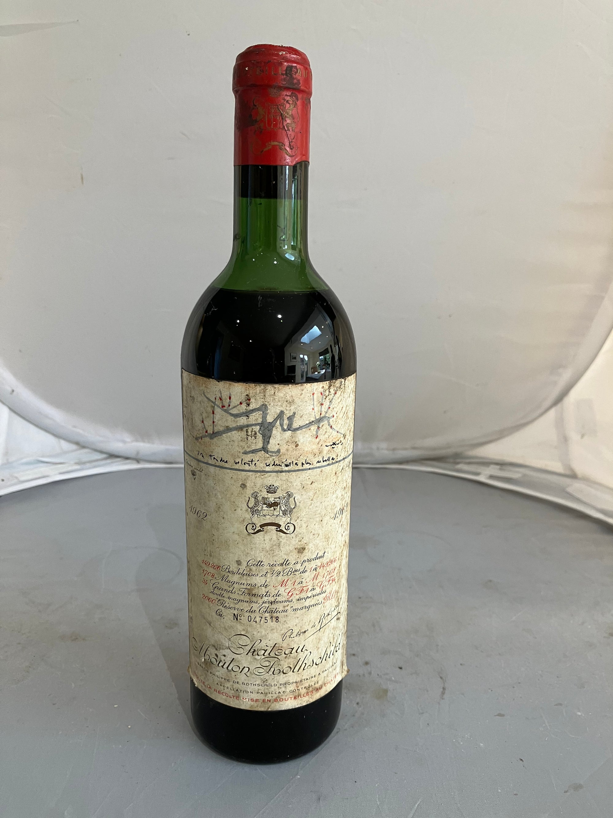 Chateau Mouton Rothschild 1962