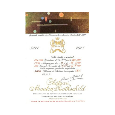 Chateau Mouton Rothschild 1971 - MWH Wines